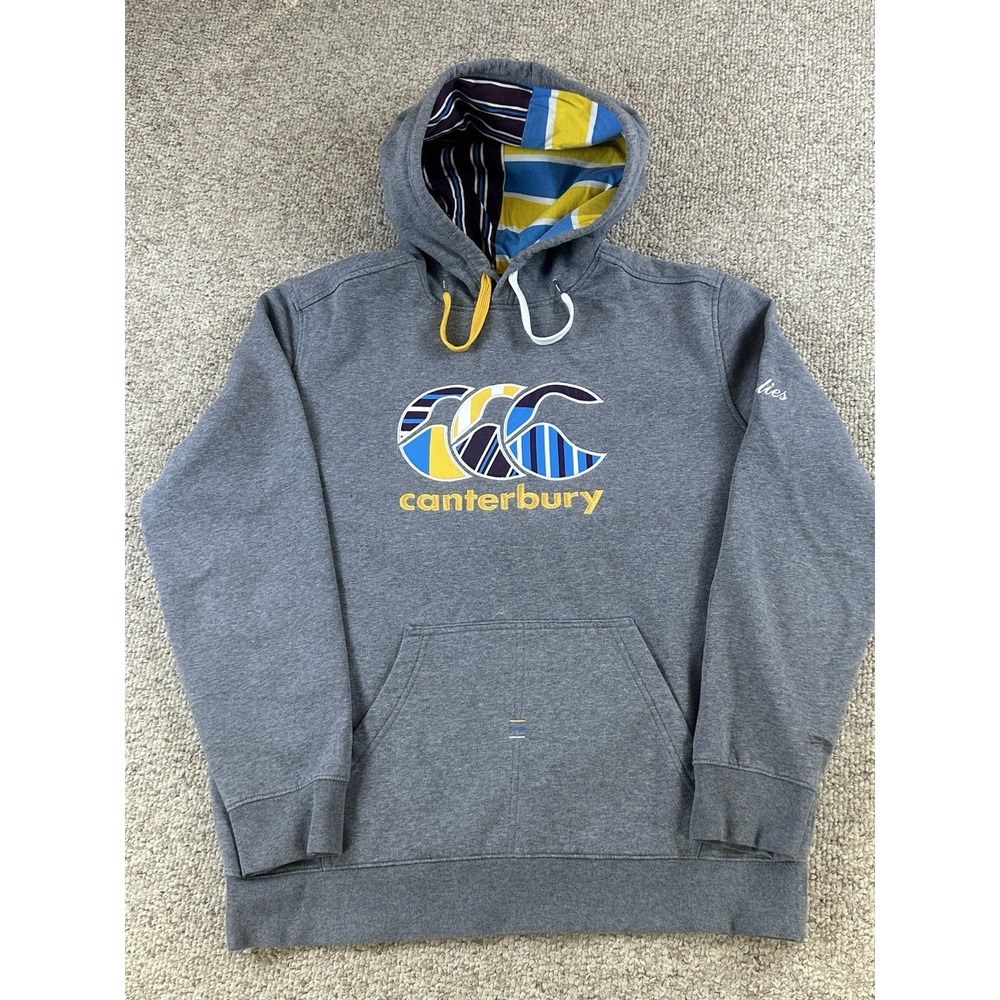 Canterbury Uglies Pullover Hoodie Men's Size XL Gray New Zealand Rugby